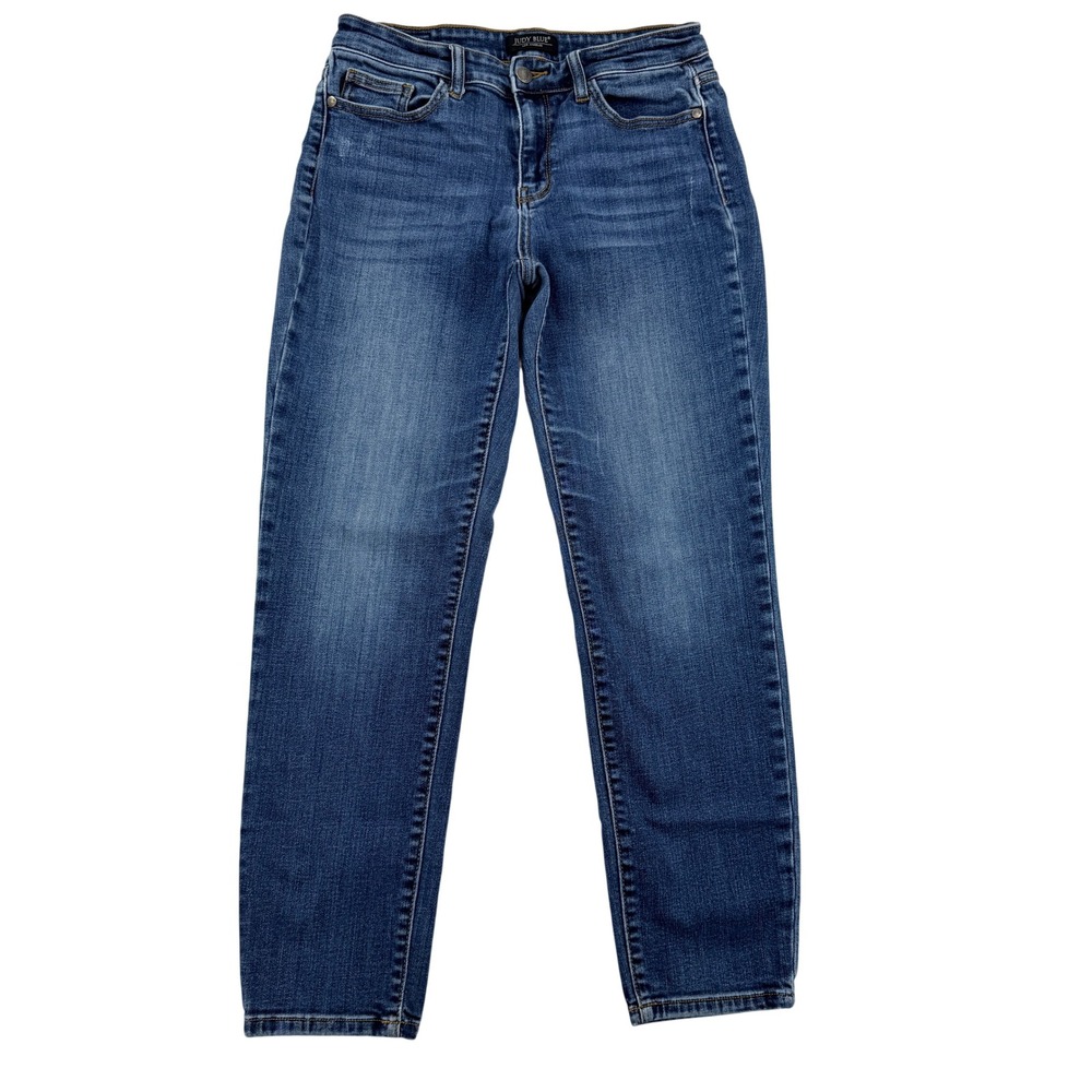 Judy Blue Slim Fit Jeans Womens 9/29 Medium Wash Stretch JB82128DK Casual Blue